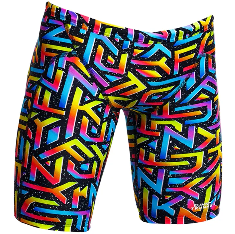 Funky Trunks Boy's Training Swim Jammers Brand Galaxy-1